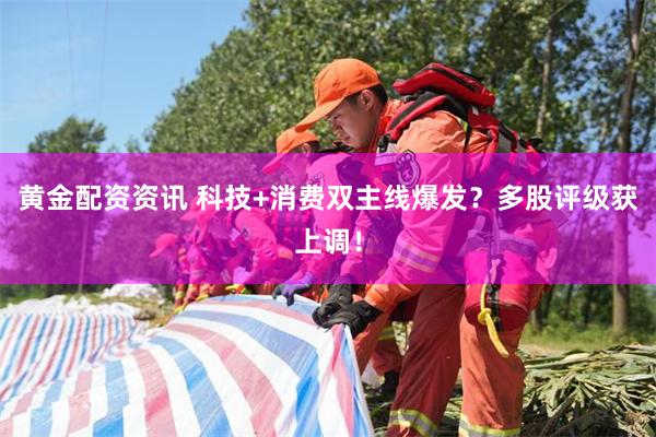 黄金配资资讯 科技+消费双主线爆发？多股评级获上调！