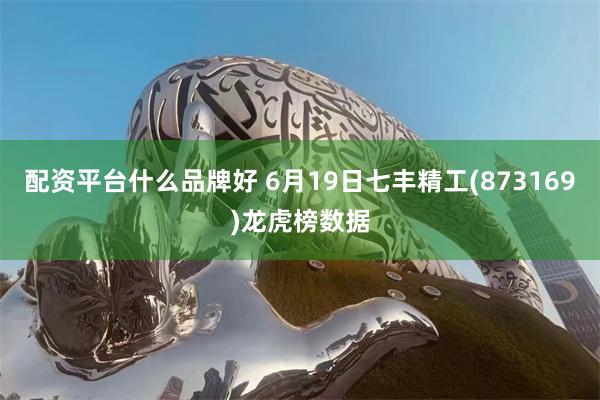 配资平台什么品牌好 6月19日七丰精工(873169)龙虎榜数据